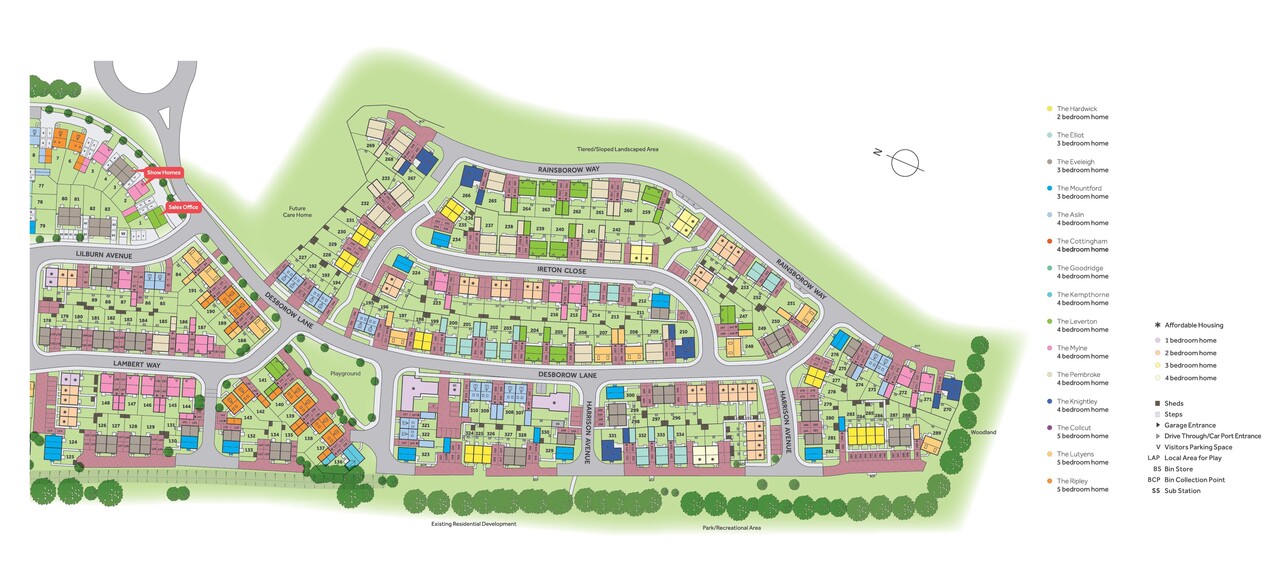 Home 204 The Leverton Meridian Gate New Homes For Sale in Royston